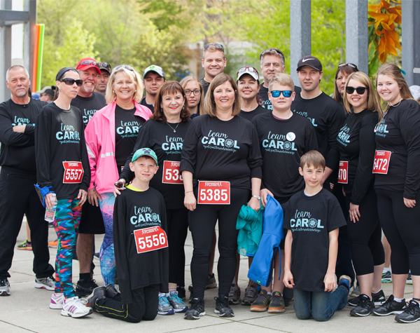 Carol Regts at Run for Ovarian Cancer
