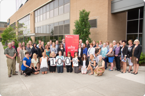 Foundation employees donate again bdf