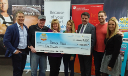 Million dollar payout - Brenda and John Held of London will be choosing between a prize home package worth $1.3 million or a cash option of $1 million after Brenda Held's number was drawn this morning in the Dream Lottery. From left: Doug Wastell of Wastell Homes, John Held, Dream Lottery winner Brenda Held, T.V. personality Sherry Holmes, London Health Sciences President & CEO John MacFarlane, T.V. personality Mike Holmes Jr., and Sue Wastell of Wastell Homes Million dollar payout - Brenda and John Held of London will be choosing between a prize home package worth $1.3 million or a cash option of $1 million after Brenda Held's number was drawn this morning in the Dream Lottery. From left: Doug Wastell of Wastell Homes, John Held, Dream Lottery winner Brenda Held, T.V. personality Sherry Holmes, London Health Sciences President & CEO John MacFarlane, T.V. personality Mike Holmes Jr., and Sue Wastell of Wastell Homes