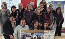 Several members of the group of 25 Fanshawe College colleagues who won the $1million Dream Lottery grand prize. Dream Lottery Winners
